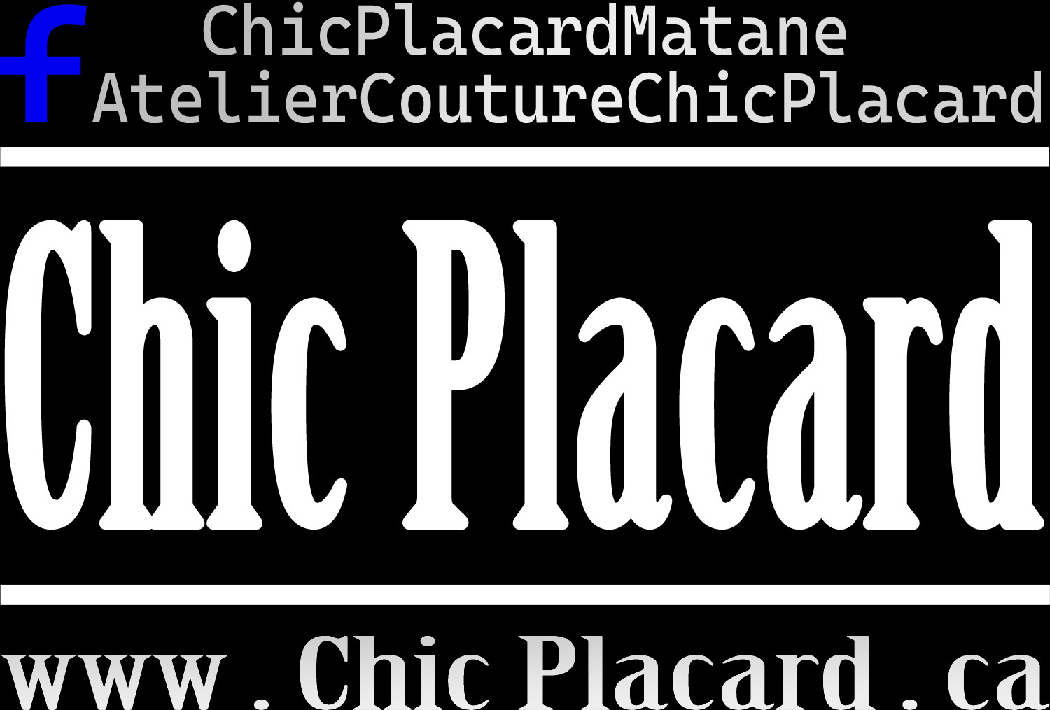 Chic Placard