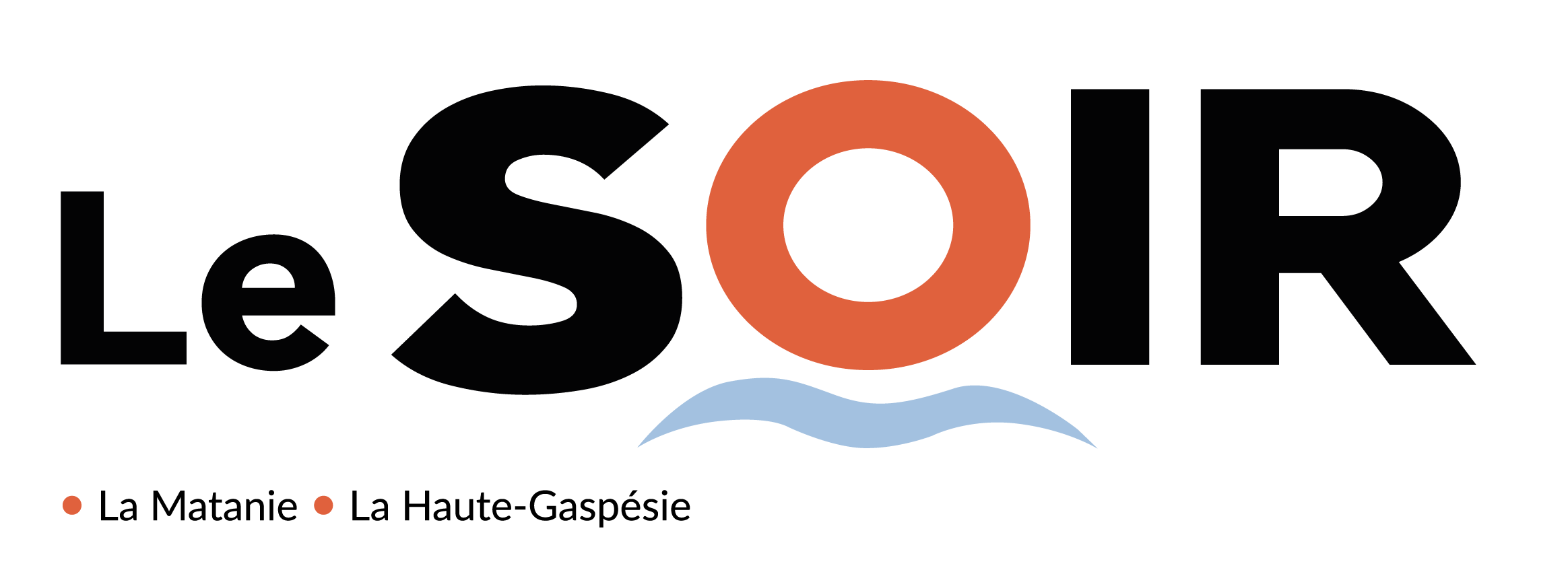 Le Soir_Logo__La Matanie_La Haute-Gaspésie_Noir Journal Le soir, membre de la Chambre de commerce et d'industrie de La Matanie