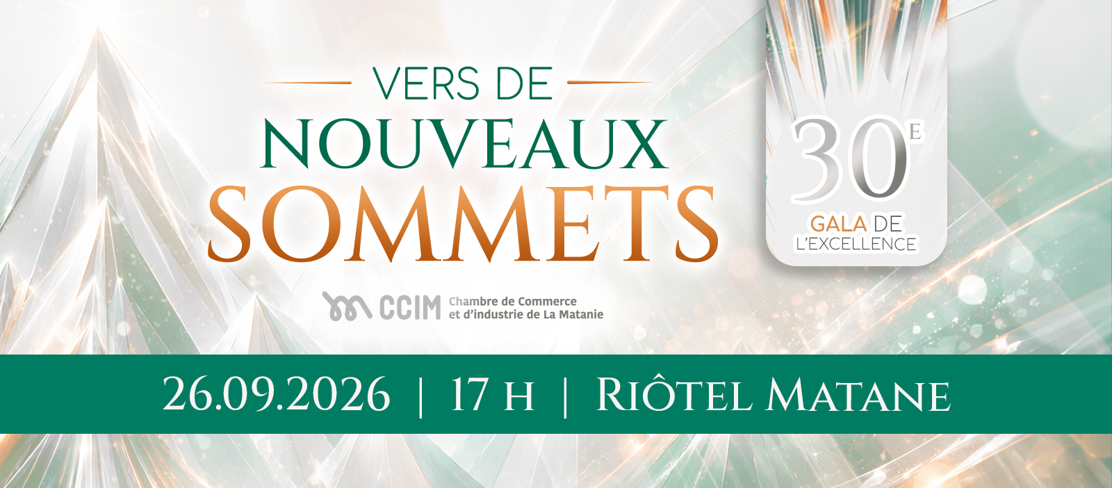 30e Gala de l'excellence de la Chambre de commerce et d'industrie de La Matanie