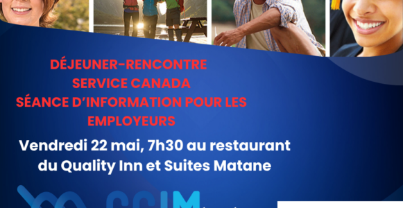 Déjeuner-rencontre Service Canada